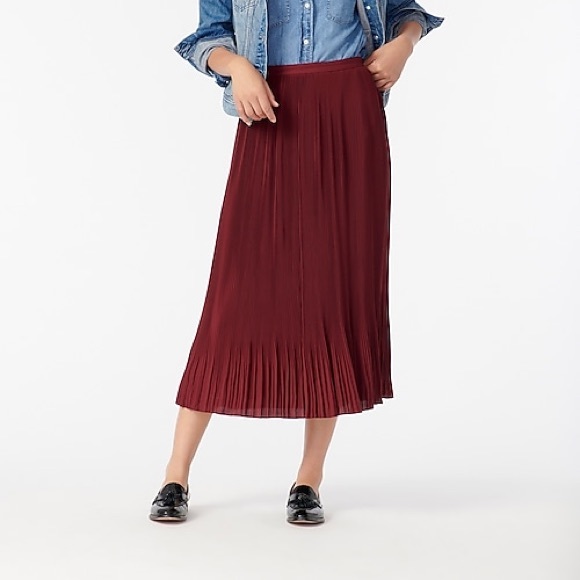 ✨NWT✨J. CREW // Straight-pleat skirt - Picture 4 of 10